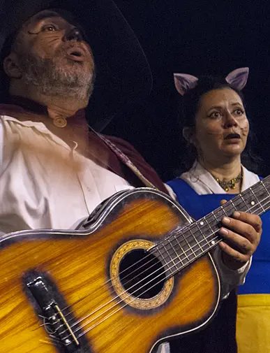 Sandra San Lucas en obra teatral, El Extraño mundo de Jack, La Carpa de la Luna